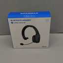 Trucker Bluetooth Headset with AI Noise Cancellation Microphone, Trucker Headset with 65Hrs Talk Time & Mute Button, Multipoint Connection, Bluetooth Headsets Fit for Truck Drivers/Cell Phones (Black)