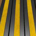 Adjustable Height Aluminum RV Step, Stable Foldable Platform Step Stool, Supports Up to 1,000 lb, Non-Slip Rubber Feet and Platform Mat, Easy to Carry (Black)