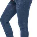 PACBREEZE Women's Maternity Jeans Over Belly Skinny Stretchy Denim Pants Comfy Slim Pregnancy Pants, Size: Medium