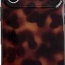 Compatible with iPhone 17 Pro Case for Women, Fashion Fall Tortoise Shell Phone Case, Classic Soft TPU Protective Shockproof Cover Compatible with iPhone 17 Pro 6.3'', Color2