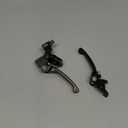 Clutch Brake Lever Set, Aluminum Alloy Folding Brake Lever Fits for 22mm 7/8 inch Handlebar 110cc 125cc 140cc TTR 125cc SSR CRF KLX Xmotos BSE KAYO Pit Dirt Bikes (Black)