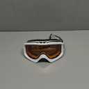 Karsaer Ski Goggles Anti-Fog Snow Goggles OTG 100% UV Protection Snowboard Goggles Bendable Dual-Lenses for Men Women Youth (Matte White Frame Orange Lens Vlt 60%)