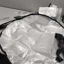 2 Pack Clear Christmas Wreath Storage Container, 24 x 8 Inch Wreath Storage Bag with Sturdy Handle and Dual Zip