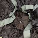Englander First Ever Microfiber Air Mattress, Microfiber Airbed with Built in Pump Queen Brown/Cream Top