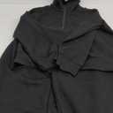 PRETTYGARDEN Women's 2 Piece Outfits Casual Lapel Half Zip Sweatshirts and Wide Leg Pants Tracksuit Sets (Large, Black)