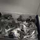 Ravinte 40 Pack Black Square Bar Cabinet Knobs 2 Inch Square Cabinet Pulls Matte Black Single Hole Kitchen Cabinet Handles