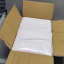 VEVOR White Tablecloths for Rectangle Tables, 6 Pack, 90 x 132 Inches, Reusable and Machine Washable Table Clothes, Wrinkle-Resistant Polyester Fabric Table Covers for Wedding, Party, Banquet