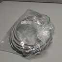 Endurance Pro 20 Foot Universal Ice Maker Flexible Braided Stainless Steel Water Supply Hose Connector Connection, 1/4 x 1/4 Inch Compression Fittings (1, 20 Foot)