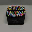 AdamStar Alcohol Markers, 80 Colors Dual Tip Art Markers for Kids & Adult Coloring, Sketching, Drawing - Paint Pens With Carry Case