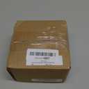 4Pcs Travertine Coasters with Nature Limestone Material and Gold Metal Holder, 4Diameter Round Shape Bar Coasters Set with Cork Pad for Housewarming Christmas Birthday Gift