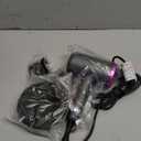 Slopehill Professional Ionic Hair Dryer, Powerful 1800W Fast Drying Low Noise Blow Dryer with 2 Concentrator Nozzle 1 Diffuser Attachments for Home Salon Travel (Grey)