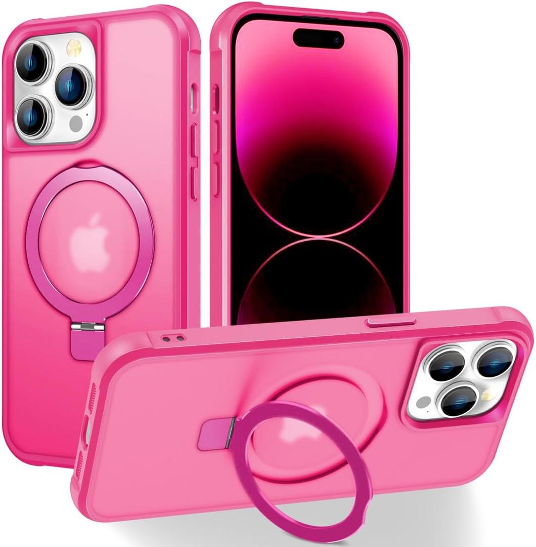 CHAOFEnG magnetic for iPhone 14 pro Rose red