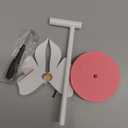 Kingdder Pink Bow Headphone Stand Cute Wood Headphone Stand Adorable Headset Holder Accessories Valentine's Day Gamer Gifts for Teenage Women Girlfriend Office Worker Wife Gamer Room Office Desk