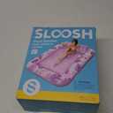 SLOOSH Inflatable Tanning Pool Lounger Float, 85" x 57" Extra Large Pool Floats Adult with Pillow, 4 in 1 Suntan Tub Raft Floatie,Sunbathing Bed Lounge Blow Up Ball Pit Party Gifts, XL-Hot Pink