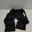 Gildan Adult Fleece Open Bottom Sweatpants with Pockets, Style G18300 (Medium, Black)