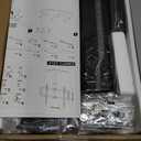 Universal Swivel TV Stand/Base Table Top TV Stand 32 to 65 inch TVs 80 Degree Swivel, 4 Level Height Adjustable, Heavy Duty Tempered Glass Base, Holds up to 88lbs Screens, HT04B-002