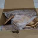 Roowest Wood Cake Stands Set of 6 Wood Dessert Tower Trays Stand Cupcake Stand Rustic 3 Tier Farmhouse Cupcake Serving Stands with Dessert Trays for Tea Party (
Brown
)