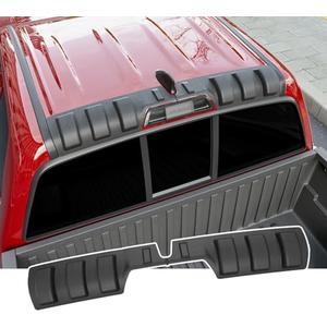 powoq Truck Cab Roof Protector Compatible with 2016-2023 Toyota Tacoma Rear Roof Protector Upgraded TPE Replacement for 2016-2023 Toyota Tacoma Accessories