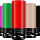 BOEN 1/2" Drive Impact Lug Nut Socket, 7 Pieces Non-Marring Wheel Protector Thin Wall Deep Socket Set, Metric 17 19 21 mm | SAE 13/16 7/8 1 1-1/16 inch, 6 Point Design, Color-Coded, CR-MO Steel