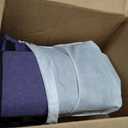 LUXJA Serger Case with Detachable Trolley Dolly, Bag with Removable Padding Pad (Fit for Most Standard Machines), Purple