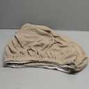 KEKUOU Stretch Sofa Cover Slipcover Couch Covers for 3 Cushion Couch Sofa pet Friendly (78"-94") Furniture Protector Sofa with Elastic Bottom for Kids, Dog, Jacquard Small Checked(Large, Khaki)