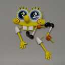 DecoSet SpongeBob SquarePants Creations Cake Topper, 5-Piece Birthday Party Set with Eye-Popping Face and 2 Arms and 2 Legs