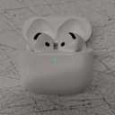 Apple AirPods 4 Wireless Earbuds, Bluetooth Headphones, Personalized Spatial Audio, Sweat and Water Resistant, USB-C Charging Case, H2 Chip, Up to 30 Hours of Battery Life, Effortless Setup for iPhone