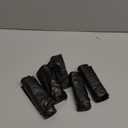 Ginsco 0.8 Gallons Disposable Trash Bags for Mini Car Trash Can, Portable Small Car Garbage Bags, Cars Accessories, Mini Trash Bags, Plastic Trash Bag for Cars/Home/Office (6 Rolls/90 Counts) Black