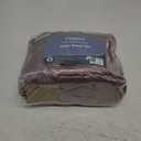 CozyLux Satin Sheets King Size Sheet Set - 4 Piece Silky King Sheets, Luxury Dusty Purple King Bed Set with Smooth and Soft Microfiber, Includes 1 Fitted Sheet, 1 Flat Sheet and 2 Pillowcases