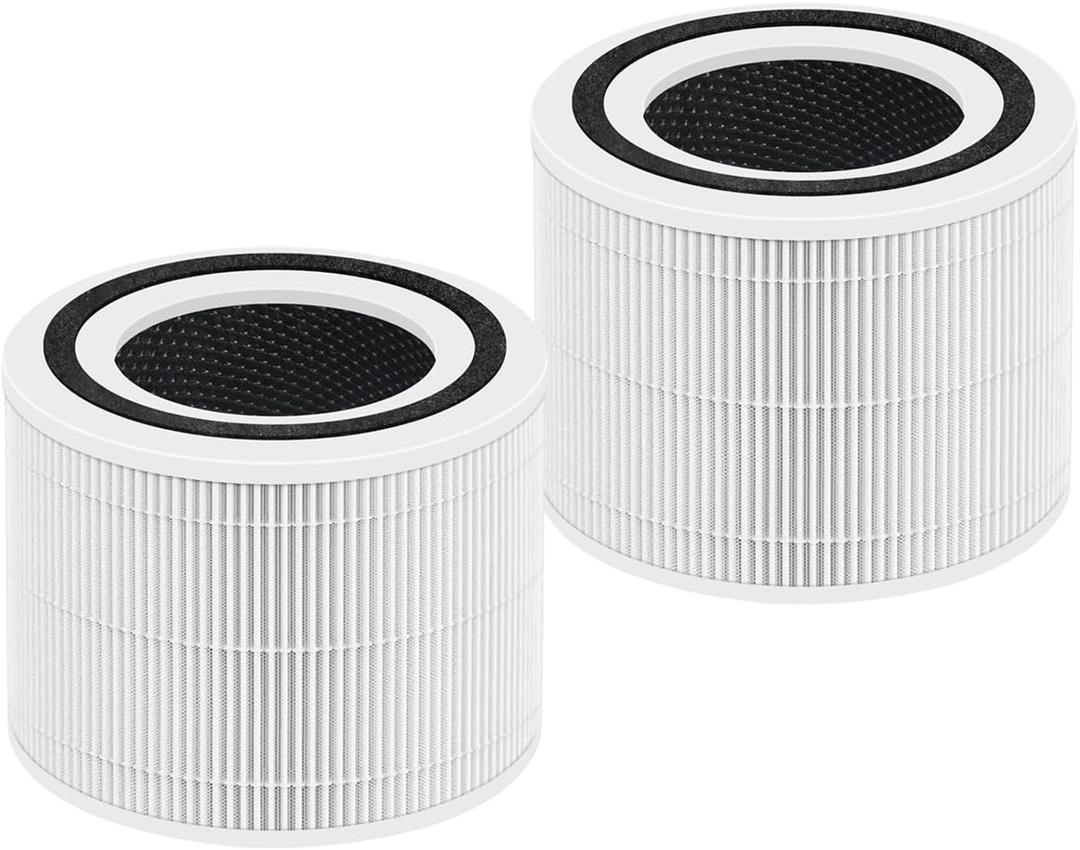 Premium Core 300 Replacement Filter for LEVOIT Core 300, Core 300S, Core P350, Core300-P,Core300-RF Air Purifier. 3-in-1 H13 Grade True HEPA Filter.2 Pack.
