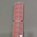 NEW Foldable Weekly Pill Organizer with Extra Grid, Cute & Portable 7 Day Pill Box 1 Time a Day, Week Daily Medicine Organizer  Large Travel Pill Case Holder Dispenser for Vitamin, Supplement  Pink