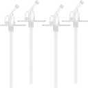 THERMOS FUNtainer 12 Ounce Insulated Kids Water Bottle Replacement Straws, 4 Straws (Clear)