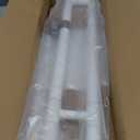 INNOLIFE Handicap Grab Bars Rails, 29.5 Inch Foldable Toilet Grab Bar Flip Up Safety Rails Anti-Slip Grip Shower Assist Aid Safety for Elderly Pregnant Women Disabled Bar, White