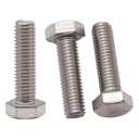 3 x 1/4-20 x 1/2" (20 PCS) Stainless Steel Hex Bolts, Hex Head Screws, Full Thread, Coarse Thread, Plain Finish, Machine Thread, Stainless Steel 304 (18-8)