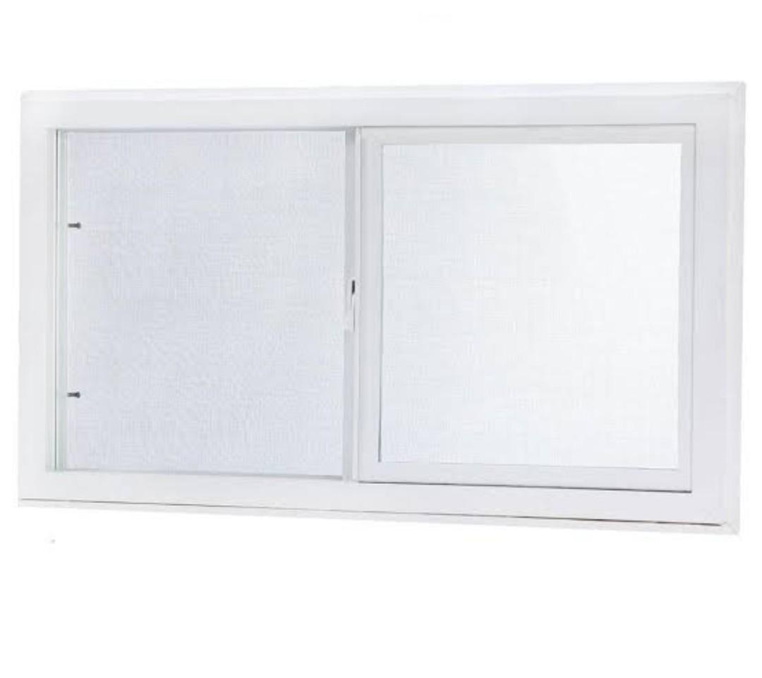 TAFCO WINDOWS Vinyl Slider Window, 32 In. X 18 In. White With Dual Pane Insulated Glass