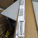 Lazblinds No Drill TDBU Cellular Shades, 32" W x 48" H, White