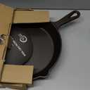 Mercer Culinary Pre-Seasoned Cast Iron Skillet, 10.25-Inch (Black)