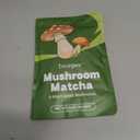 Mushroom Matcha Powder with 6 Adaptogen Mushrooms & Ceremonial-Grade Matcha Powder - Boosts Energy, Focus, Digestion, Immunity (30 Servings) (EXP 08/31/28)