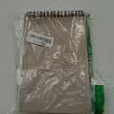 LABUK Top Spiral Steno Pads 6x9in, 5 Pack Spiral Note Pads Notebooks, 60 Sheet, Thick Plastic Covers, A5 Top Bound Steno Notebooks for Work, Office