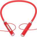 Neckband Bluetooth Headphones, Cordless Earbuds, IPX5 Magnetic Earphone, 8Hrs Long Playtime, for Home, Traveling, Outdoor, Business Trips (Red)