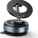 Lamicall Car Phone Holder - [70 LBS Strongest Suction] for Magsafe Car Mount, 360 Suction Cup Phone Mount Dashboard Windshield Vacuum Magnetic Phone Holder for Car fit iPhone 17/16Pro Max Mothers Day (Black)