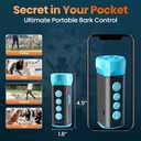 Upgraded Ultrasonic Dog Bark Deterrent, 4+1 Head with Sound Alarm Manual Frequency Adjustable No Shock Humane Training Device for Small/Medium/Large Dogs
