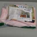 YI & ZE Ombre Pink Shower Curtain Sets for Bathroom Accessories Fabric Polyester Waterproof Modern Shower Curtain Liner with 12 Hooks Pink W36xL72