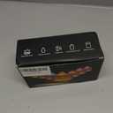 3-in-1 Ultrasonic Essential Oil Diffuser & Himalayan Salt Lamp Diffuser & 7 Colors Changing Oil Diffuser,100% Pure Himalayan Pink Salt Rock, Waterless Auto off-200ml (Wooden Grain)