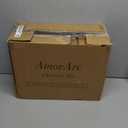 AmorArc Ceramic Dinnerware Sets for 4, 12 Pieces Square Handpainted Plates and Bowls Set, Chip and Scratch Resistant Stoneware Dishes Set, Dishwasher & Microwave Safe, Ocean Blue