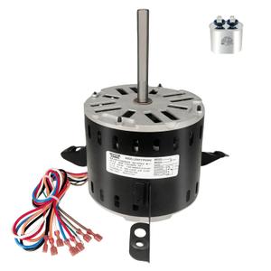 0131F00042SP Blower Fan Motor fit for Goodman Amana Janitrol Furnace, 1/2HP 115V 1130RPM/4Speeds 7.0A 375W Replaces B13400-24S 0131F00022SP Y7L623E203T LEUNGOO