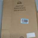 Bemis 7300SLEC Slow Close Toilet Seat, Easy Clean Hinges and Durable Plastic Seat, Made in USA, Elongated, White
