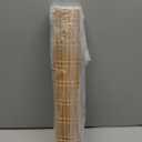 LazBlinds No Tools No Drill Bamboo Roller Shades, Cordless Bamboo Blinds, Light Filtering Roll Up Blinds for Windows, French Door, Porch or Patio Privacy Screen, 18'' W x 24'' H, Brown206