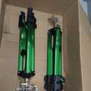 Impact Sprinkler on Tripod Base, 2 Pack Lawn Sprinklers for Yard - 360 Degree Large Area Water Sprinkler - Heavy Duty with 3/4 Inch Connector and Extension Legs - Flip Locks