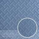 FLYMME Bluish Grey Full/Queen Quilt Bedspreads, Modern Style Geometric Weave Stripe Pattern,3 Pieces Lightweight Bedding Sets, Microfiber Quilted Comforter Coverlet for All Season (1 Quilt, 2 Shams)